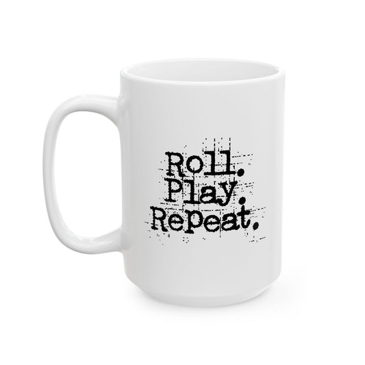 A Roll.Play.Repeat. Ethan's Mug