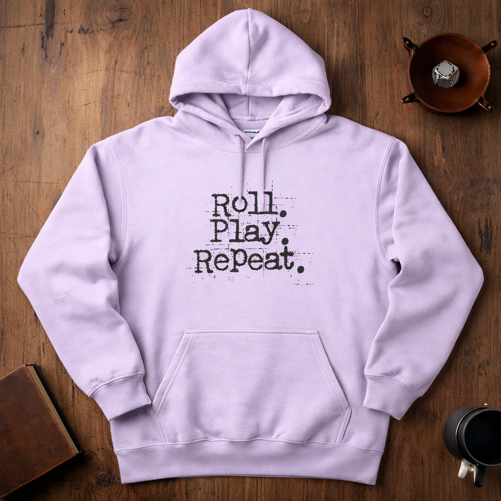 A Roll.Play.Repeat. Fleece Hoodie